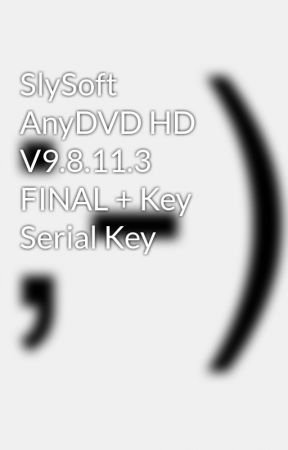 anydvd hd license key